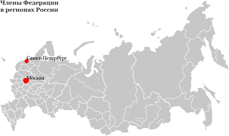 Реестр членов по регионам РФ